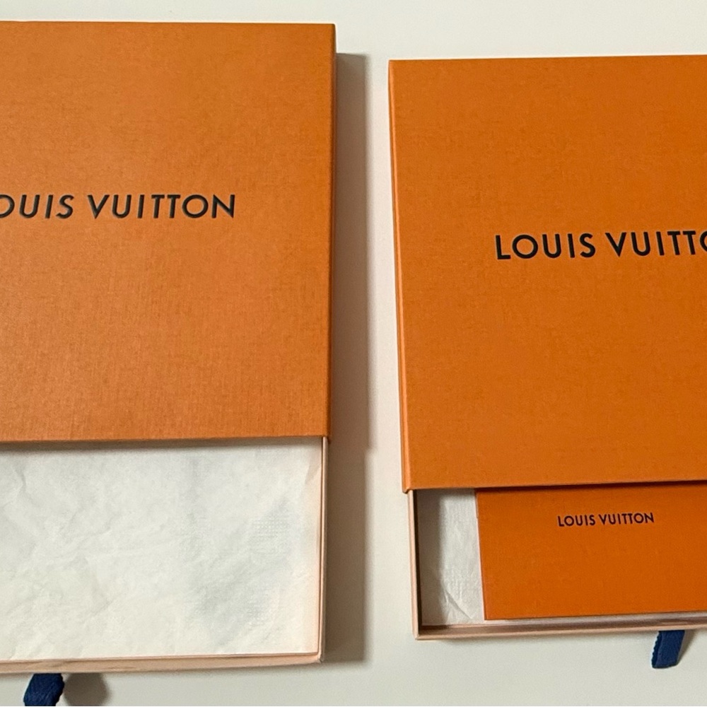Louis Vuitton Orange Box with Red and Blue Accents - Picture 7 of 15